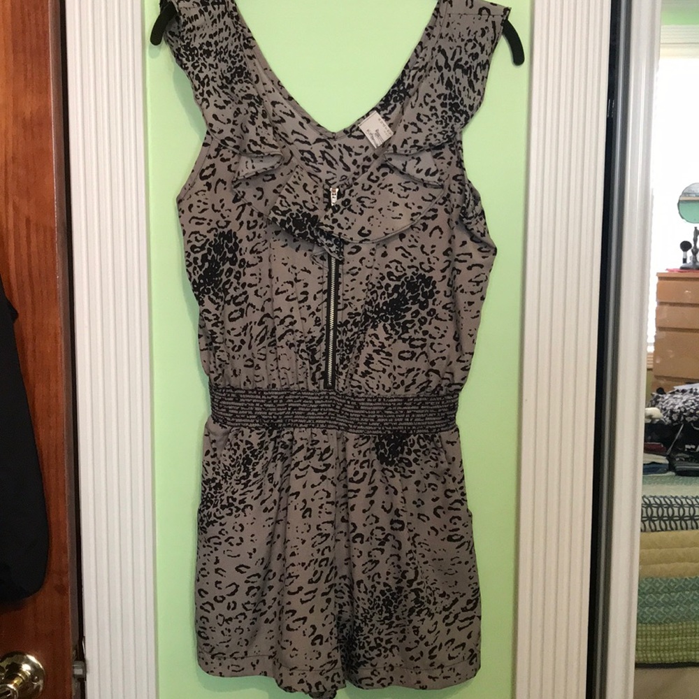 Leopard Romper